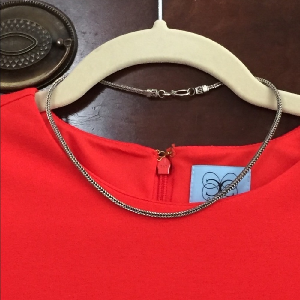 Herringbone sterling silver choker